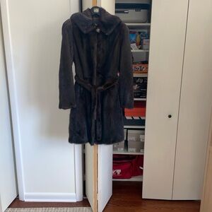 Elegant Brown Mink Coat
